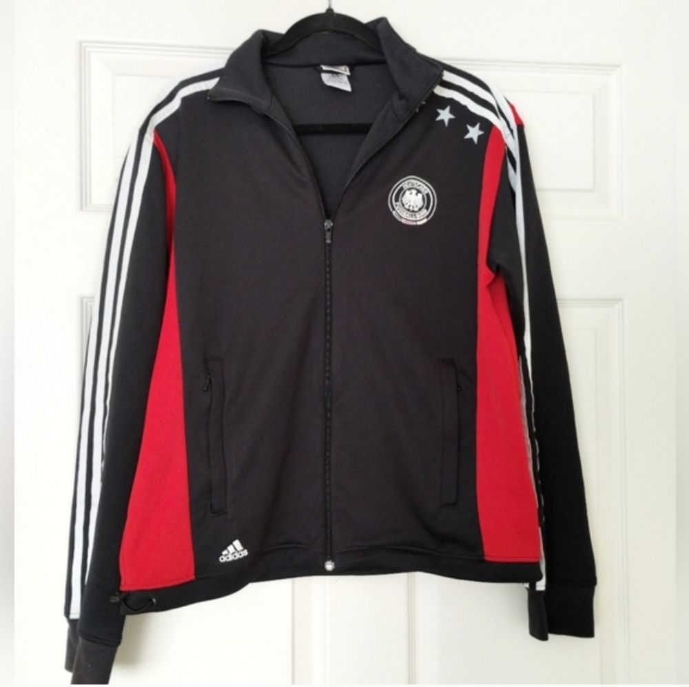 Adidas Deutscher Fussball-Bund Germany Football Association Zip Track Jacket Med